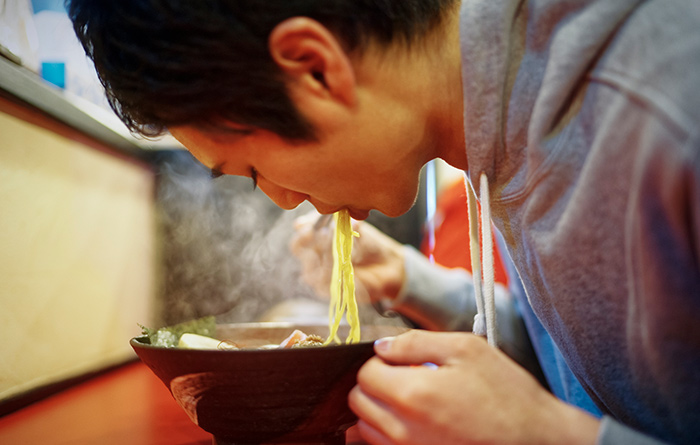 自慢のラーメン