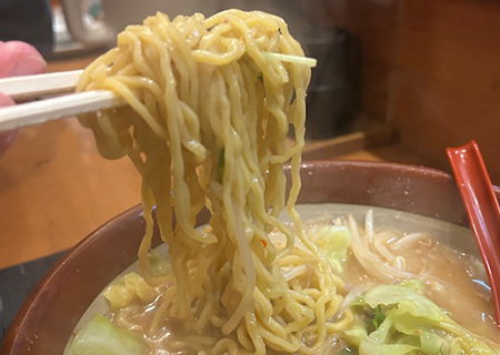 こだわりの麺